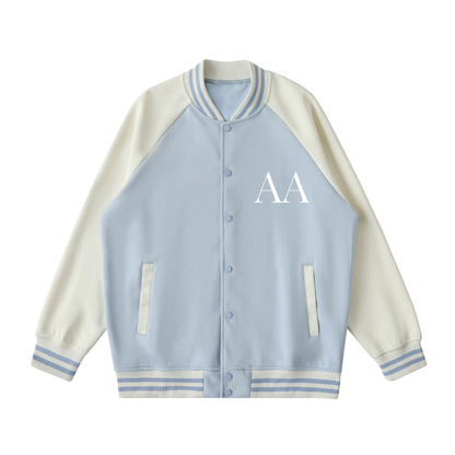 Aes Avera Two Tone Raglan Sleeve Varsity Jacket