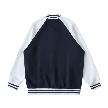 Aes Avera Two Tone Raglan Sleeve Varsity Jacket