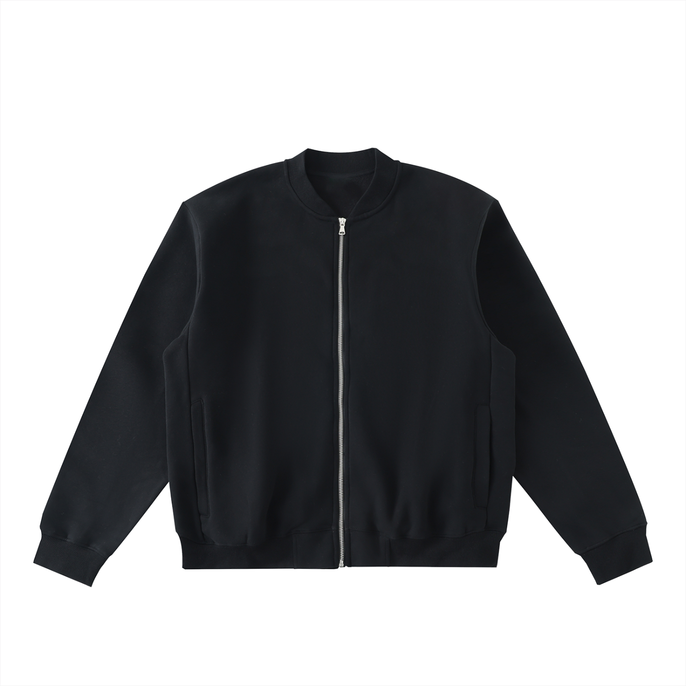 Aes Avera Essential Zip-Up Fleeced Varsity Jacket