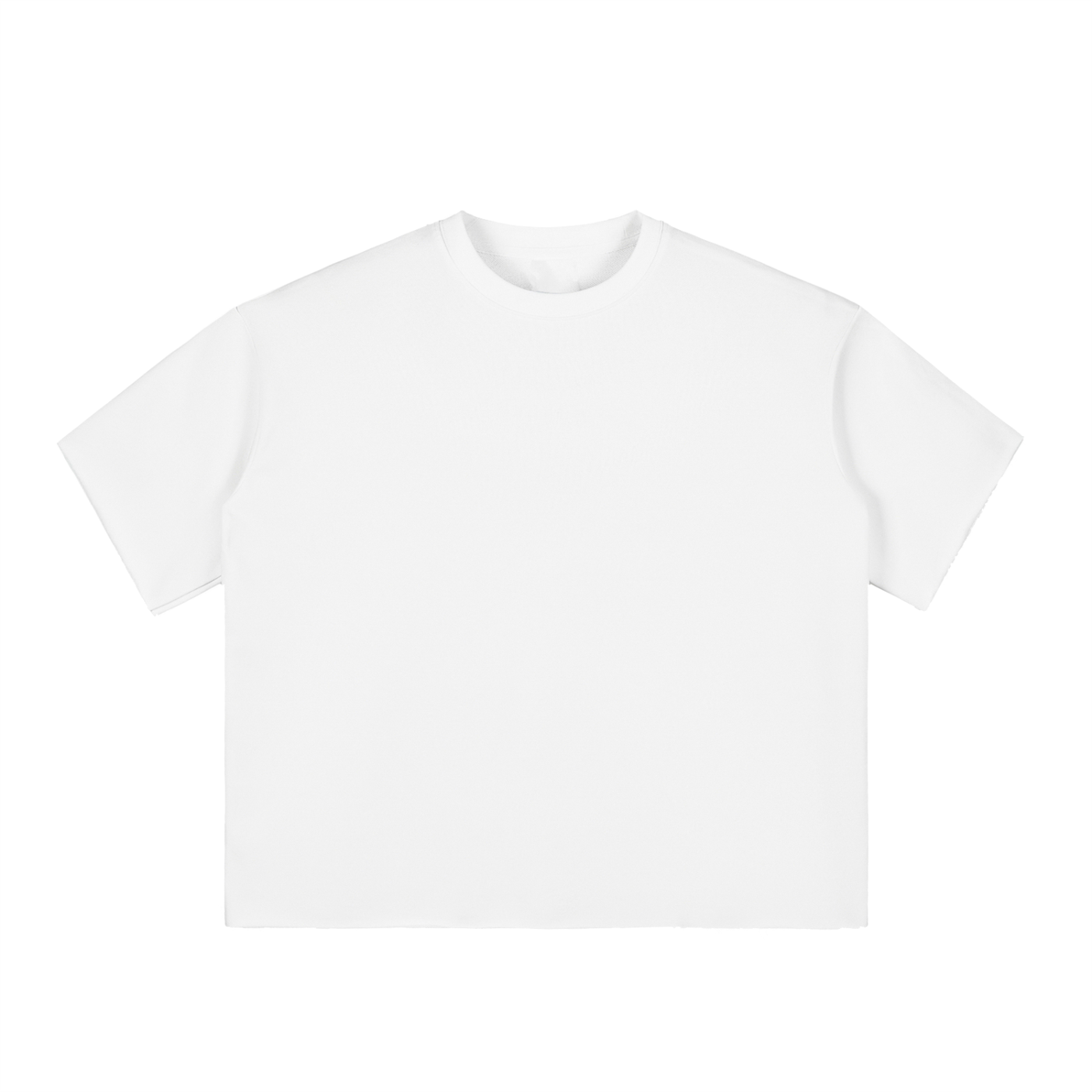 Aes Avera Boxy Half-Sleeve Raw-Edge T-Shirt