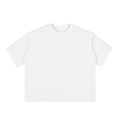 Aes Avera Boxy Half-Sleeve Raw-Edge T-Shirt