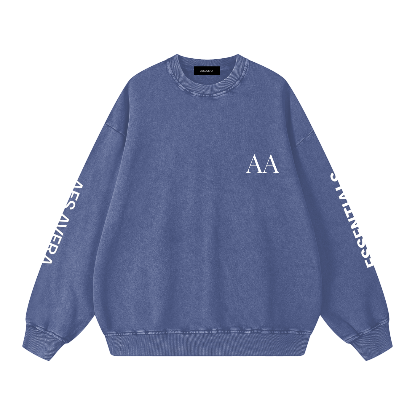 Aes Avera Essentials Snow Washed Oversized Sweatshirt