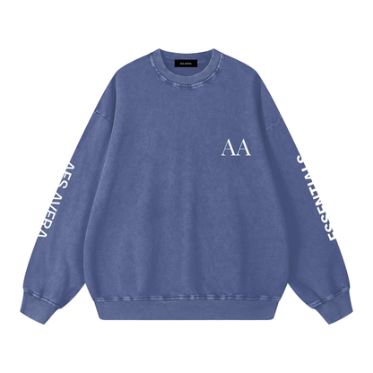 Aes Avera Essentials Snow Washed Oversized Sweatshirt