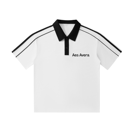 Aes Avera Contrast Collar Short-Sleeve Polo Shirt
