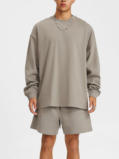 Aes Avera Streetwear Unisex Cotton Long Sleeve Tee