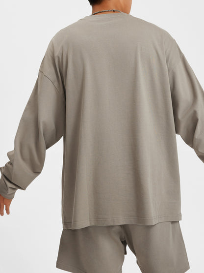 Aes Avera Streetwear Unisex Cotton Long Sleeve Tee