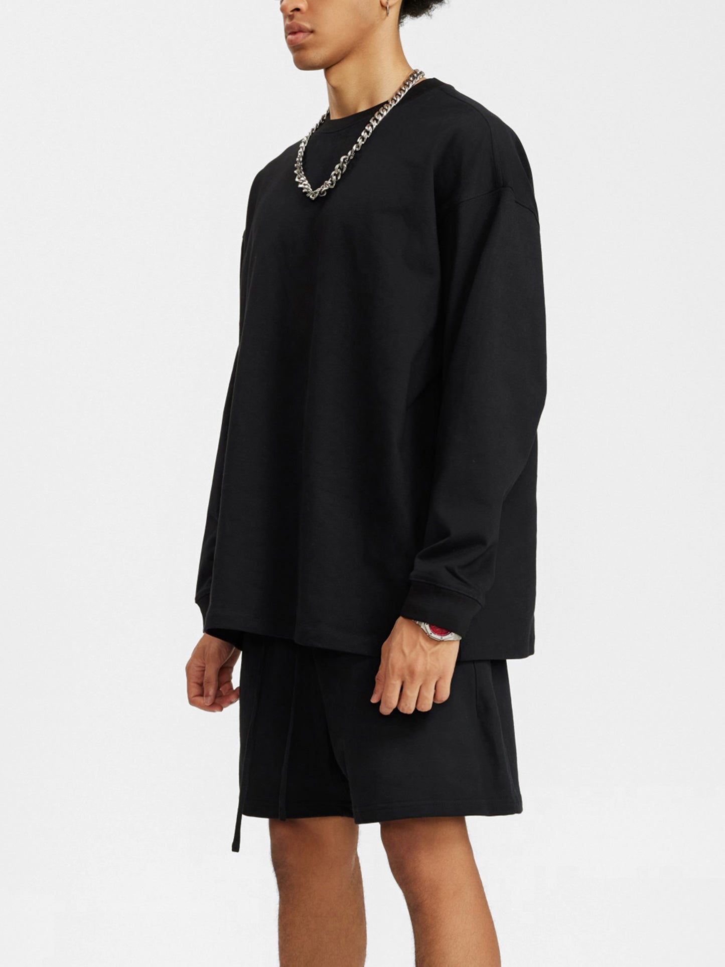 Aes Avera Streetwear Unisex Cotton Long Sleeve Tee