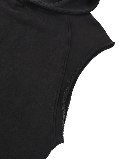 Aes Avera Snow Washed Sleeveless Hoodie