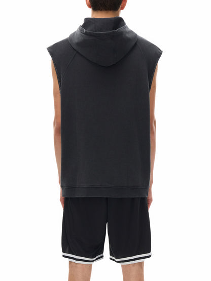 Aes Avera Snow Washed Sleeveless Hoodie