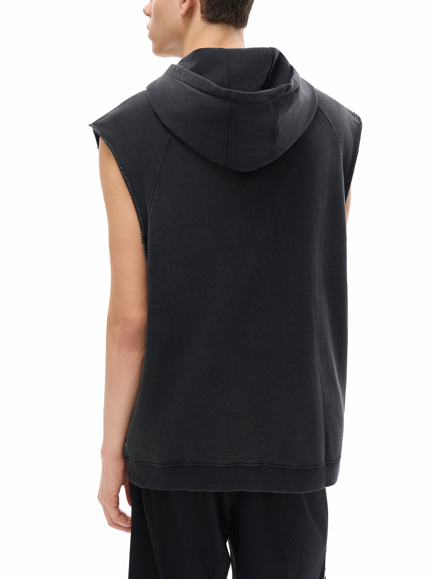 Aes Avera Snow Washed Sleeveless Hoodie