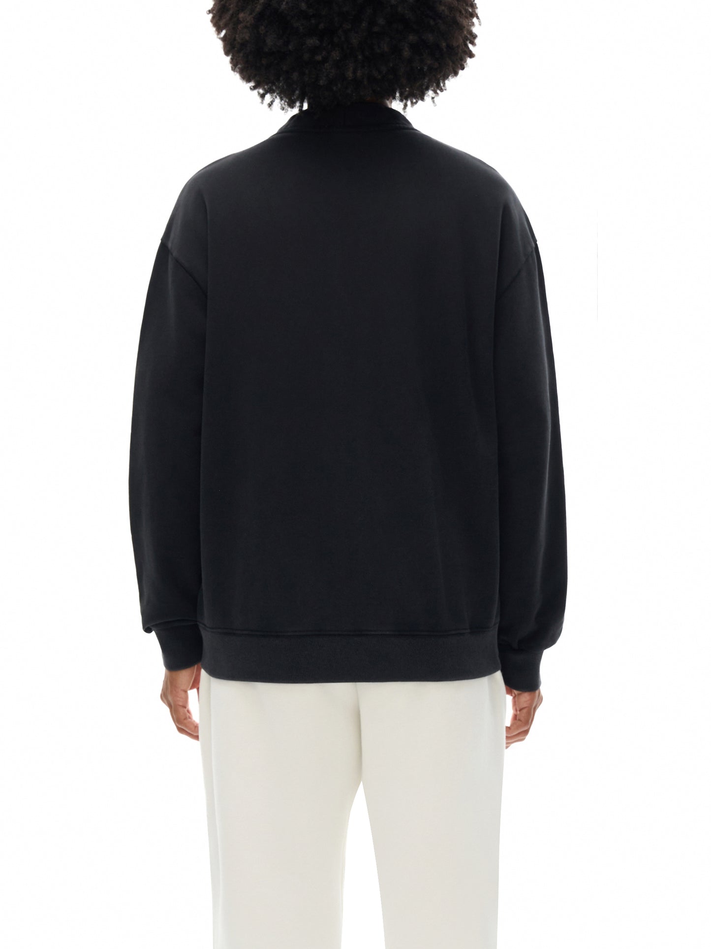 Aes Avera Snow Washed Sweat Cardigan