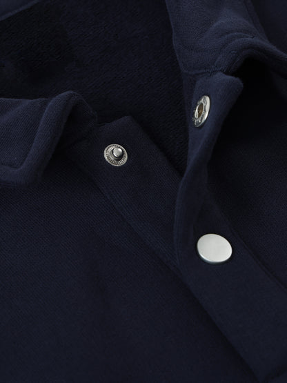 Aes Avera Heavyweight Polo-Collar Sweatshirt