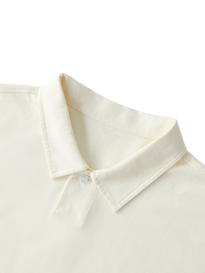 Aes Avera Loose Cotton Short-Sleeve Polo Shirt
