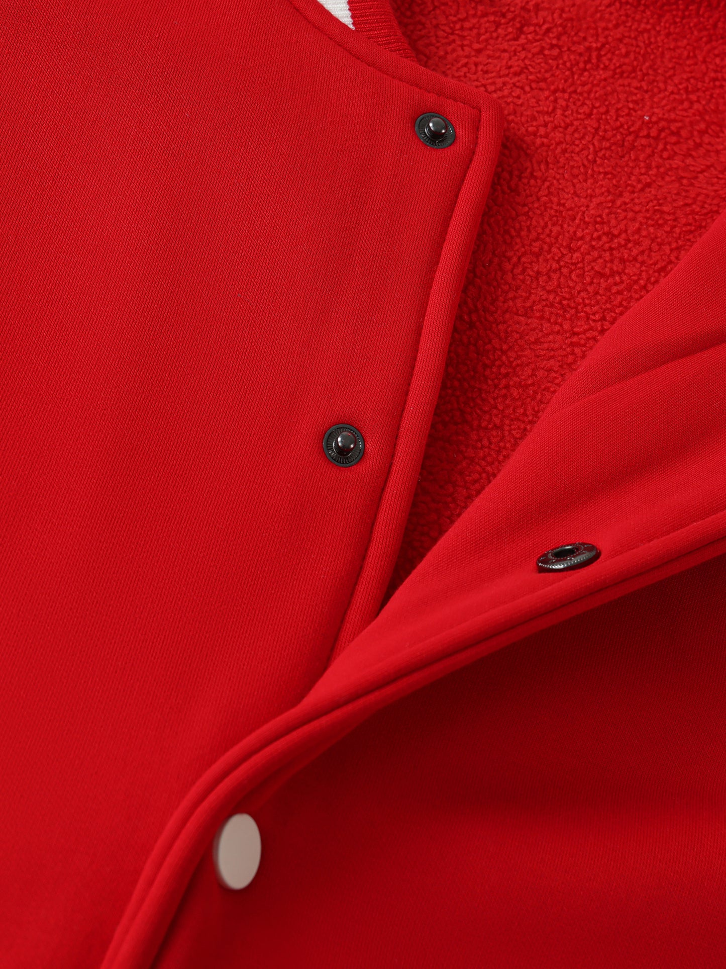 Aes Avera Two-Tone Fleeced Varsity Jacket