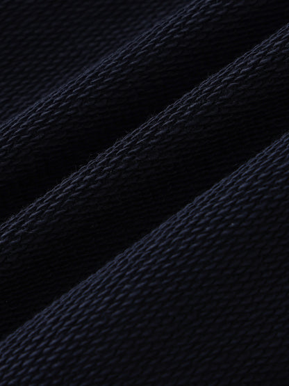 Aes Avera Contrast Striped Lapel Collar Sweatshirt