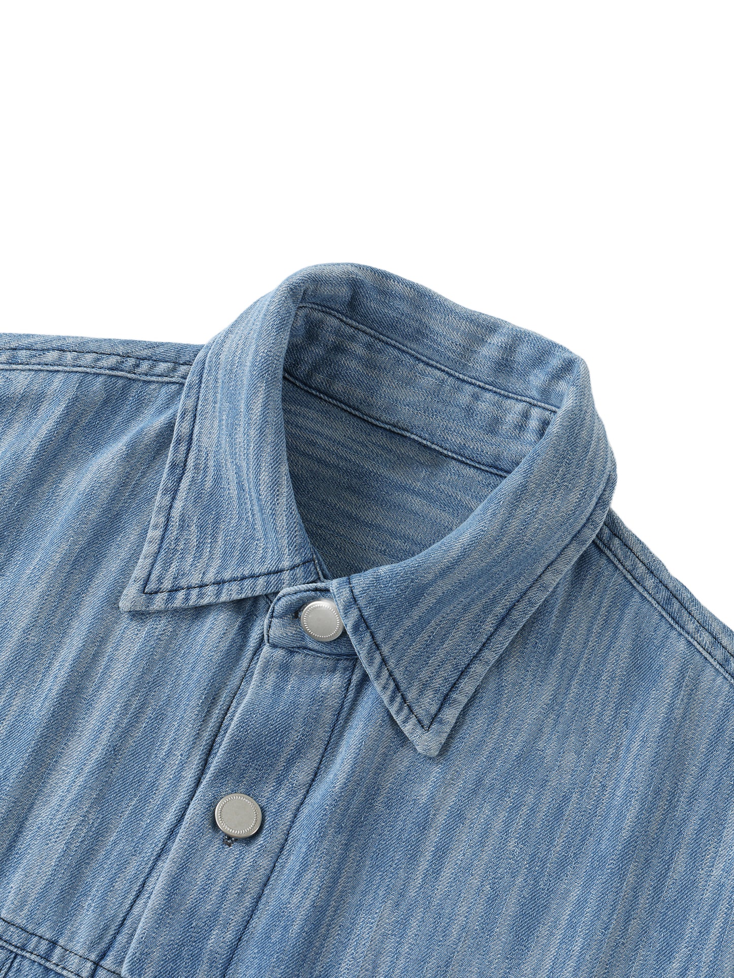 Aes Avera Distressed Wash Short-Sleeve Shirt