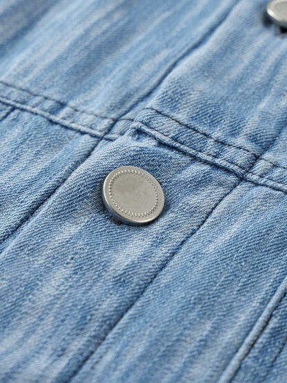 Aes Avera Distressed Wash Short-Sleeve Shirt
