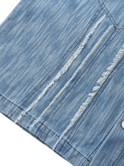 Aes Avera Distressed Wash Short-Sleeve Shirt
