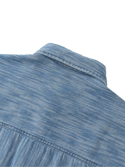 Aes Avera Distressed Wash Short-Sleeve Shirt