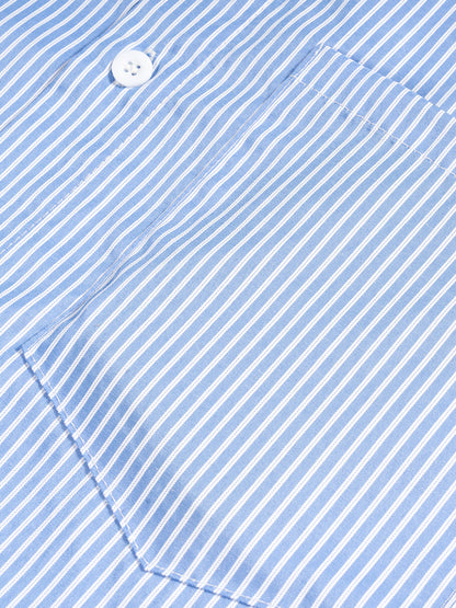 Aes Avera Oversized Vertical Stripe Boxy Shirt