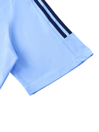 Aes Avera Contrast Tape Crewneck Cotton T-Shirt