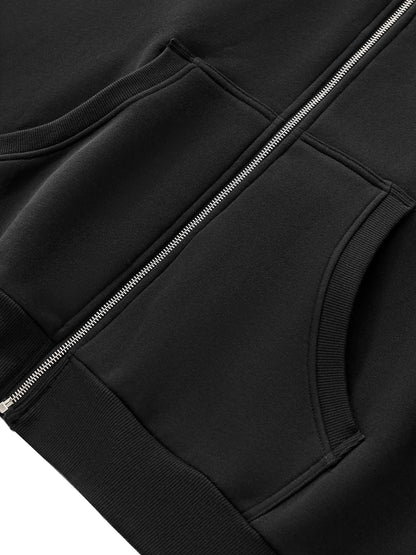 Aes Avera Fleeced Full-Zip Boxy Hoodie