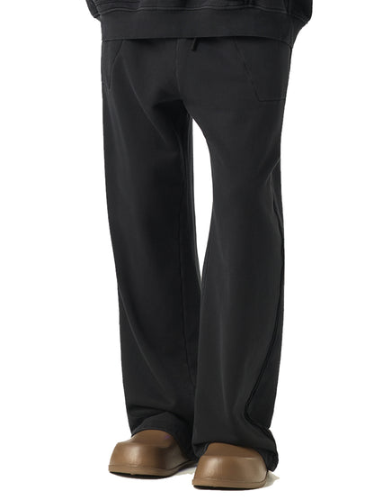 Aes Avera Raw-Seam Enzyme Washed Sweatpants