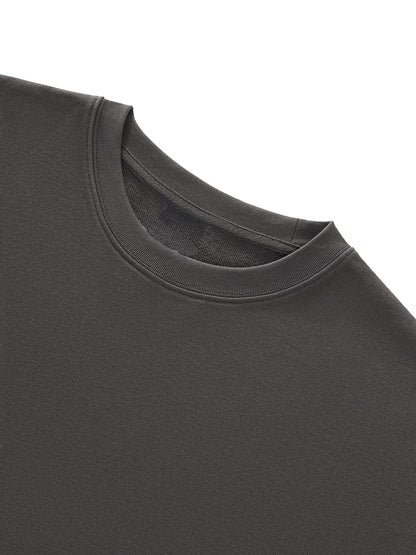 Aes Avera Boxy Half-Sleeve Raw-Edge T-Shirt