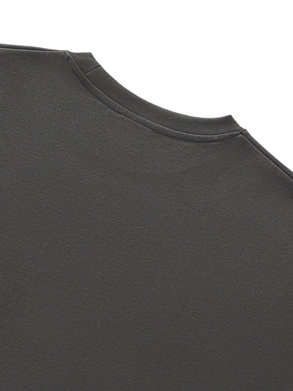 Aes Avera Boxy Half-Sleeve Raw-Edge T-Shirt