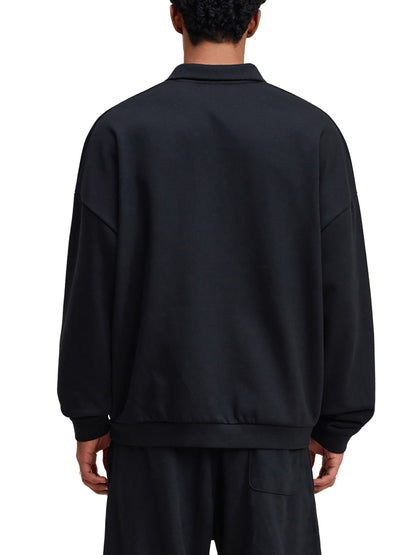 Aes Avera Heavyweight Fleece Polo Sweatshirt