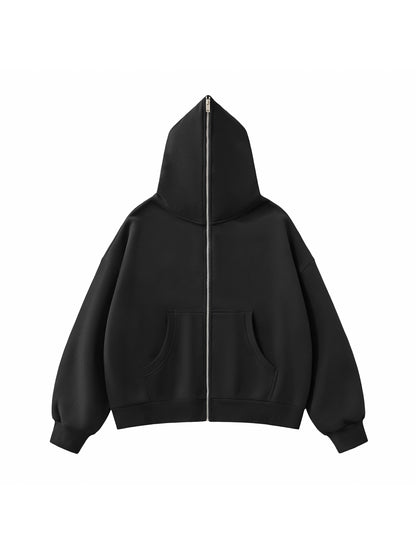 Aes Avera Fleeced Full-Zip Boxy Hoodie