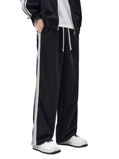 Aes Avera Contrast Side-Stripe Straight-Leg  Pants