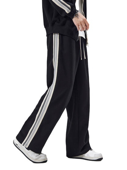 Aes Avera Contrast Side-Stripe Straight-Leg  Pants