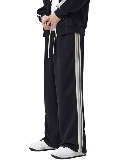 Aes Avera Contrast Side-Stripe Straight-Leg  Pants