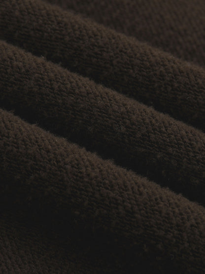 Aes Avera Sun Fade Raw Edge Quarter-Zip Sweatshirt