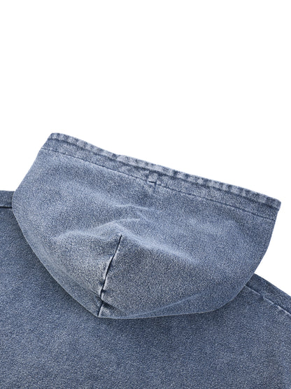 Snow Wash Oversized Hoodie