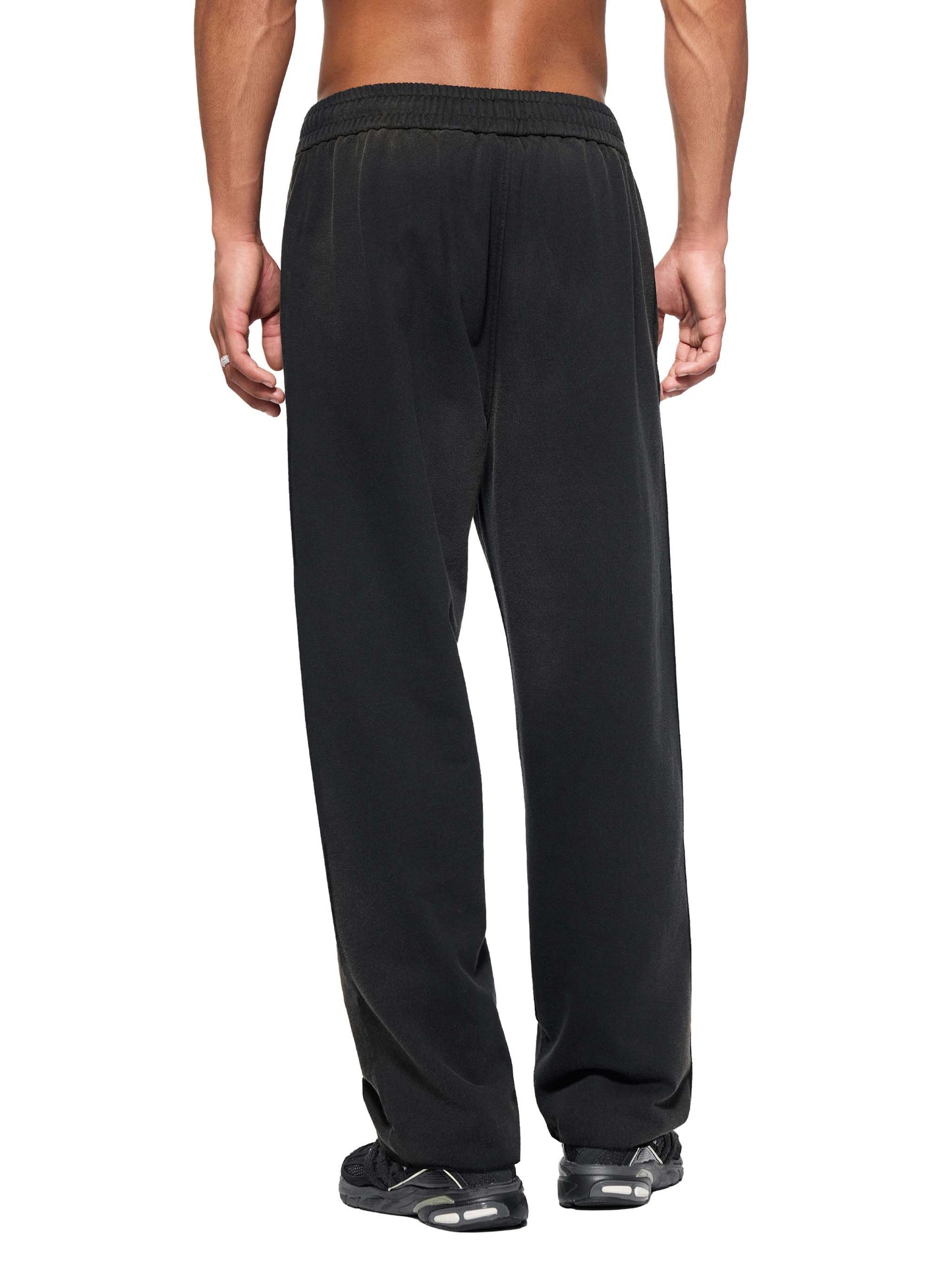 Aes Avera Sun Fade Raw Edge Straight-Leg Sweatpants